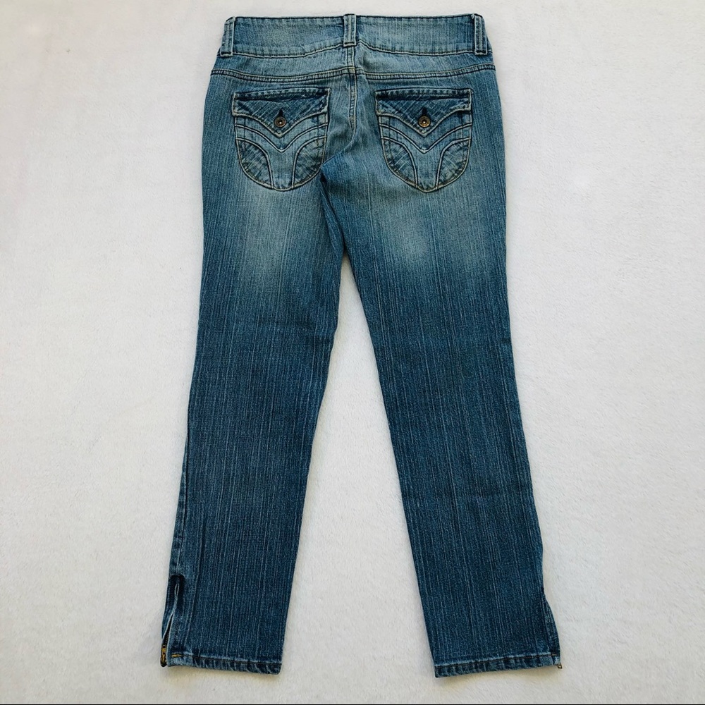 Vintage lei Jeans, “Skinny leg” with Ankle Zippers - Picture 2 of 16